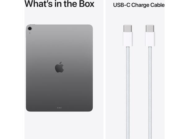 Apple iPad Air 13" (2026) 256GB Grå 8. gen, 13" Liquid Retina-skjerm (2732x2 