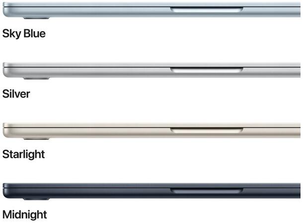 MacBook Air 13" (2025) 512GB Sort Apple 10-core M4 CPU, 24GB 