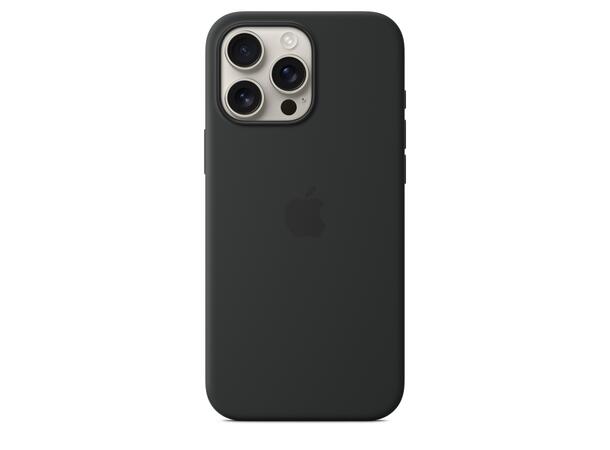 Apple iPhone 16 Pro Max Silikondeksel Black MagSafe 