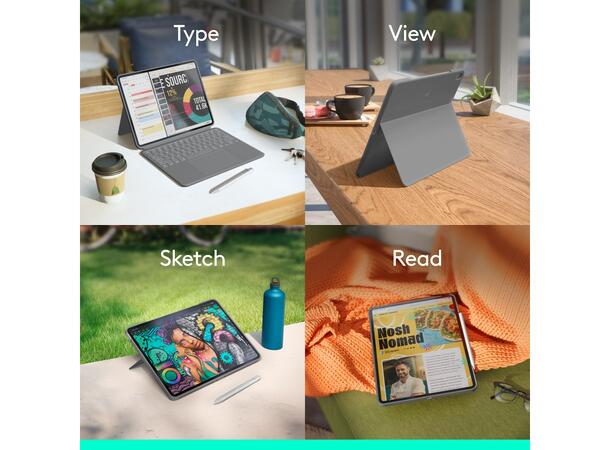 Logitech iPad Air 13" Combo Touch Tastatur 
