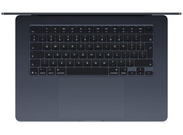 MacBook Air 15" (2025) 256GB Sort Apple 10-core M4 CPU, 16GB, 256G 