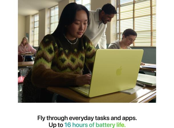 MacBook Neo 13" A18 Pro (2026) 512GB A18 Pro Chip 6-kjerners CPU, 8GB, 512GB 