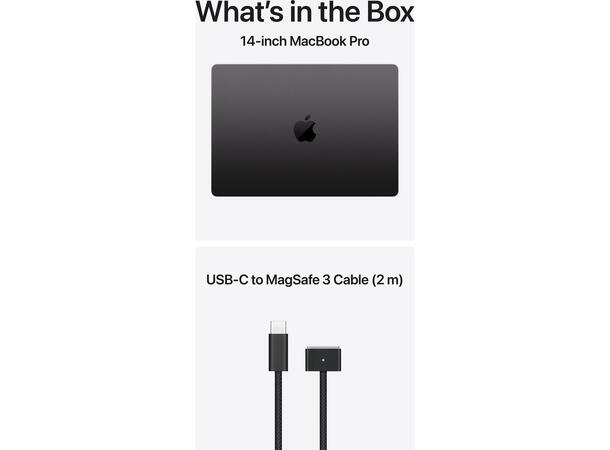MacBook Pro 14 M5 (2026) 1TB Sort 32GB RAM 