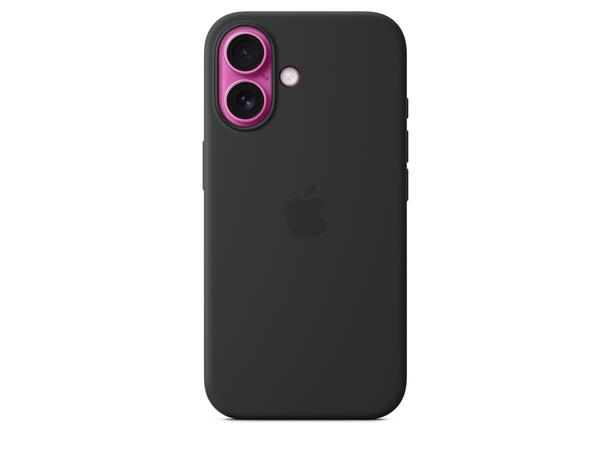 Apple iPhone 16 Silicone Cover Black MagSafe 