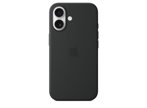 Apple iPhone 16 Silicone Cover Black MagSafe 
