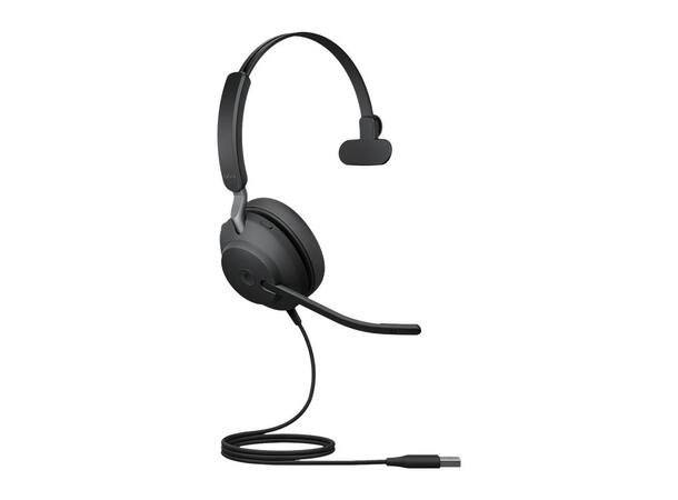 Jabra Evolve2 40 SE USB-A, MS Mono Sort 