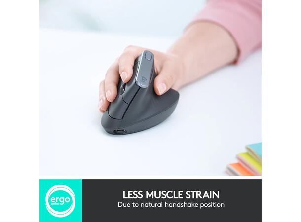 Logitech MX Vertical Trådløs Bluetooth 