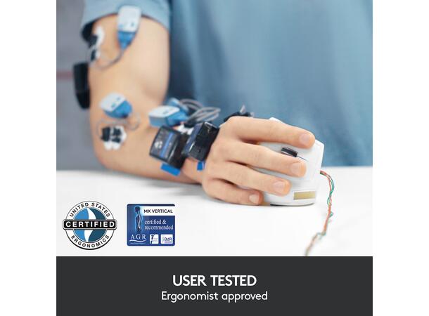Logitech MX Vertical Trådløs Bluetooth 