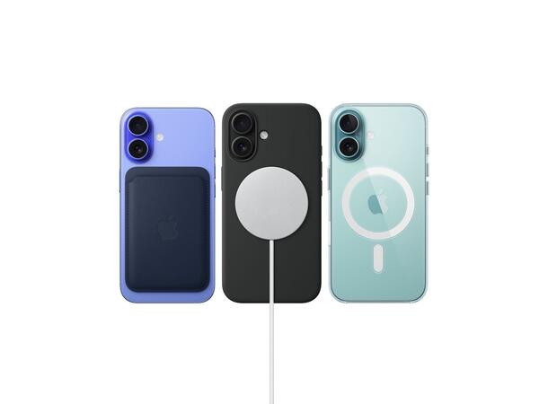 iPhone 16 Plus 128GB Sort OBS! Leveres uten vegglader 