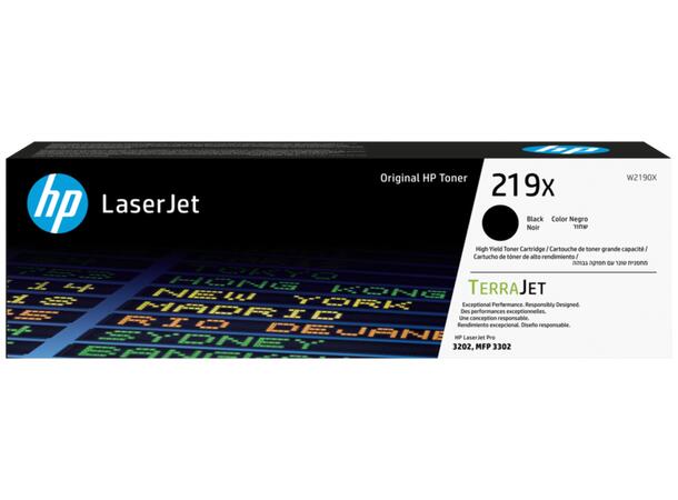 HP Toner 219X Sort Laserjet Pro 3201-3204/3288/3302 - 3200s 