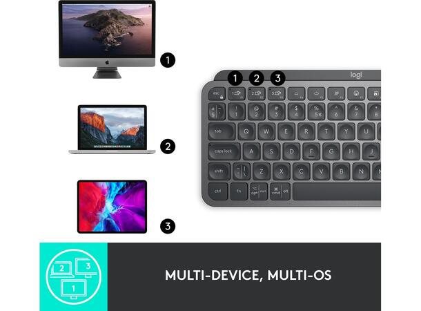 Logitech MX Keys Mini - GRAPHITE 