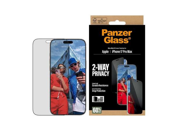 PanzerGlass Privacy IP17 Pro Max iPhone 16 Pro Max 