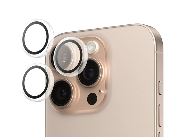 Panzerglass Cam Rings Trans iPhone 16 Pro/16 Pro Max 