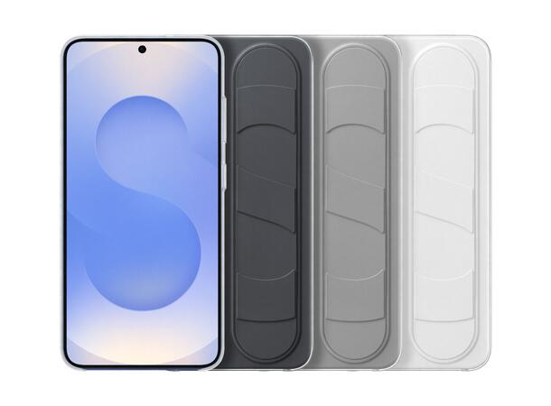 Samsung Galaxy S25 Standing Grip Sort Mykt og behagelig grep, med stativfunksj 