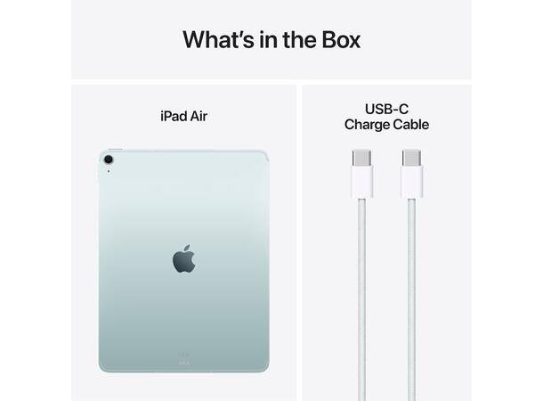 iPad Air 13" (2025) 128GB 5G Blue 7. gen, 13" Liquid Retina-screen 