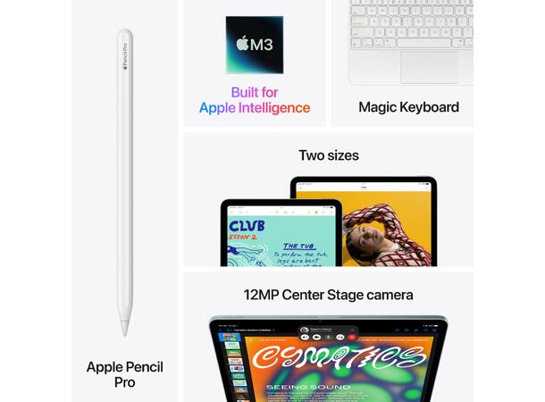 iPad Air 13" (2025) 128GB 5G Blå 5G 