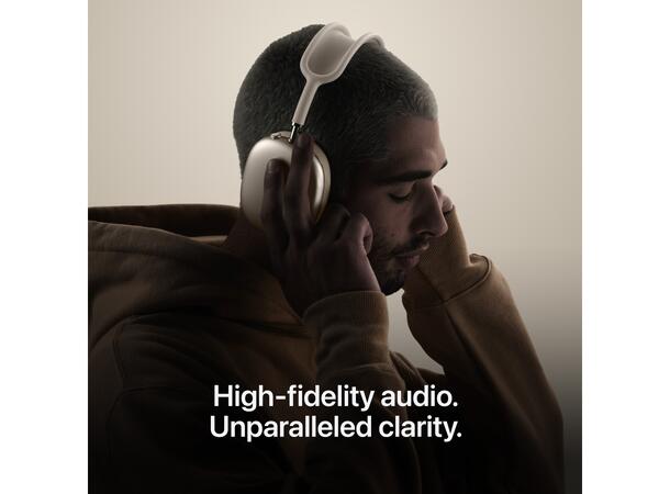 Apple AirPods Max 2 Hvit Premium hodetelefoner med 1,5x bedre stø 