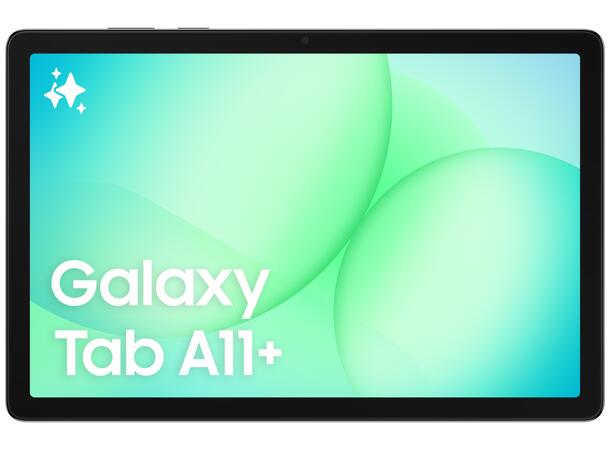 Galaxy Tab A11+ 5G 128GB Grå Nettbrett 11” (1920x12000) TFT, 6GB+128G 