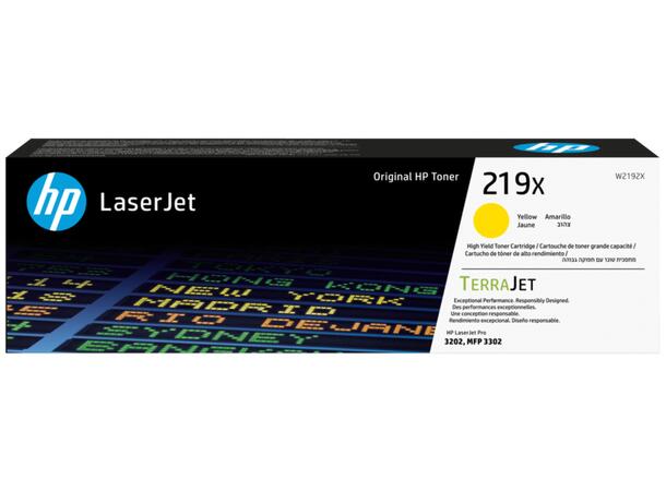 HP Toner 219X Gul Laserjet Pro 3201-3204/3288/3302 - 2500s 