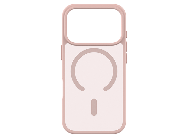 KEY Frosted Case IP 18/17 Pro Rosa MagSafe 