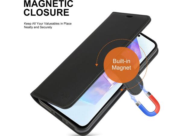 iiglo Galaxy A56 Lommebokdeksel (sort) 