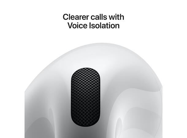 Apple AirPods 4 ANC Aktiv støyreduksjon 