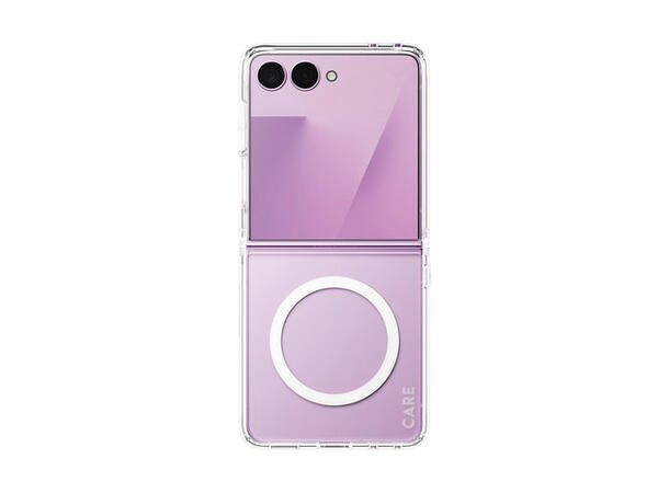 CARE deksel Samsung Flip8 Gjennomsiktig deksel til Galaxy Z Flip8 