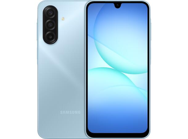Galaxy A17 LTE 128GB Blå OBS! Leveres uten vegglader 