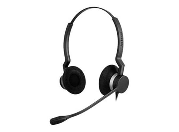 Jabra Biz 2300 Duo, QD Noise Cancelling Headset m/QD 