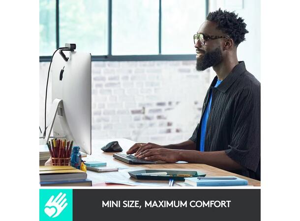 Logitech MX Keys Mini for Business Grå Logi Bolt USB-mottaker, bluetooth, 10m r 