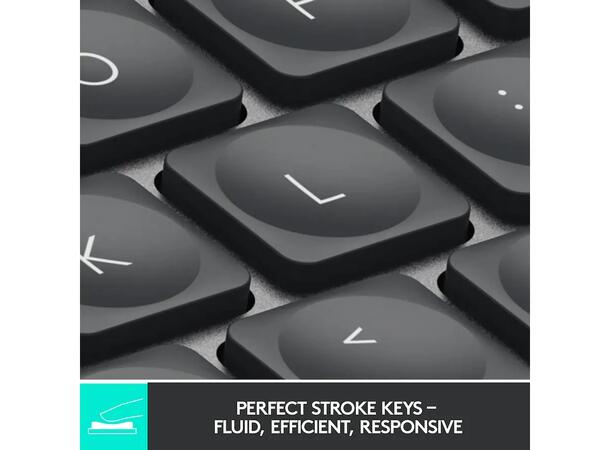 Logitech MX Keys Mini for Business Logi Bolt USB-mottaker, bluetooth, 10m r 