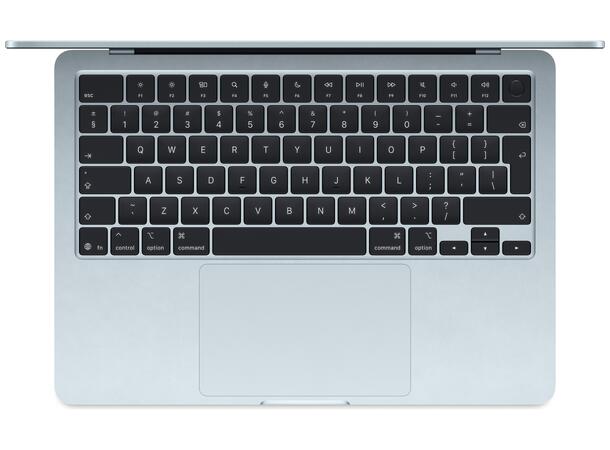 MacBook Air 13" M5 (2026) 512GB Blå Apple 10-kjerners M5 CPU, 16GB, 1TB SSD, 