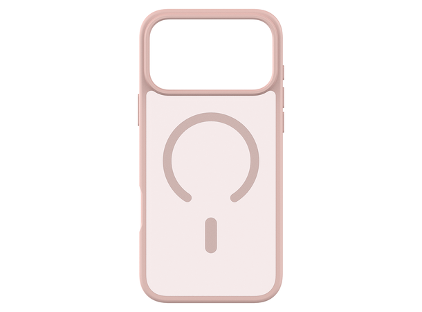 KEY Frosted Case IP18/17 Pro Max Pink MagSafe 