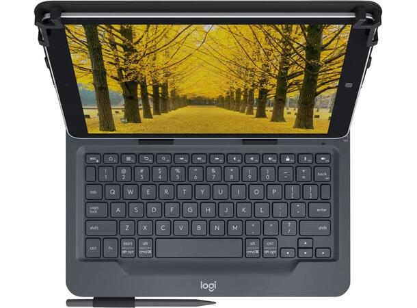 Logitech Universal Folio Nordisk Sort 