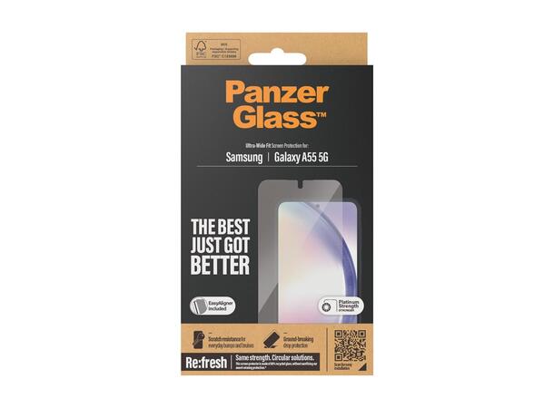 Panzerglass  A55 5G UWF PanzerGlass - Skjermbeskyttelse for A55 