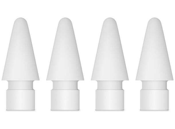 Spisser til Apple Pencil, 4-pack (hvit) 