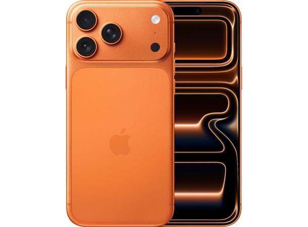 iPhone 17 Pro Max 256GB Orange OBS! Leveres uten vegglader 