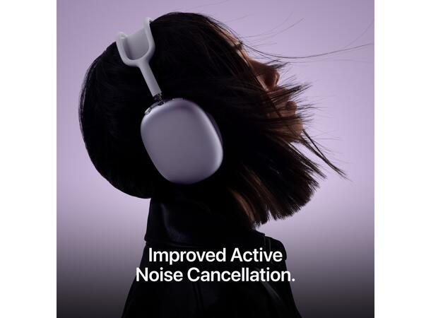 Apple AirPods Max 2 Lilla Premium hodetelefoner med 1,5x bedre stø 