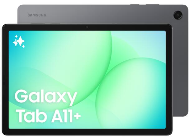 Galaxy Tab A11+ 5G 256GB Grå Nettbrett 11” (1920x12000) TFT, 8GB+256G 