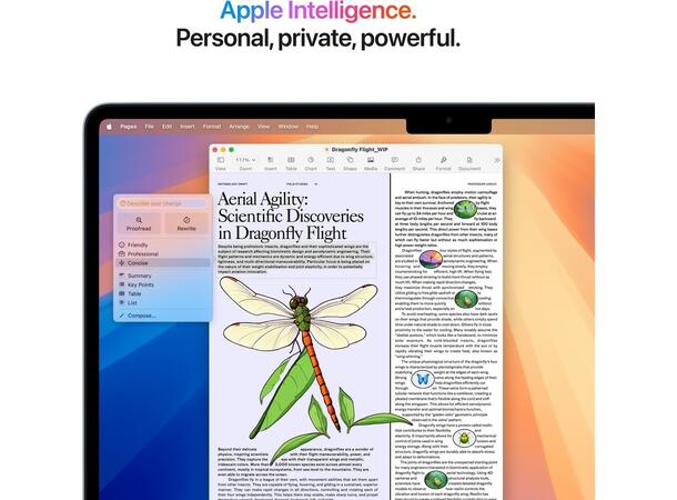 MacBook Air 13" (2025) 512GB Blå Apple 10-core M4 CPU, 16GB 