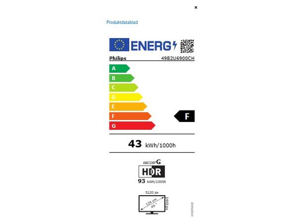 Philips 49B2U6900CH Curved 49 49" 5120 x 1440pixels VA 32:9 75Hz 