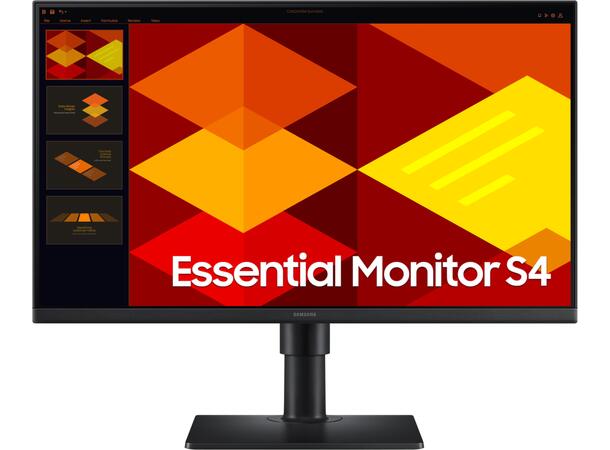 Samsung 27" S4 skjerm S27D400SU 1920x1080 IPS, 5ms, 1000:1, 2xHDMI/DP 