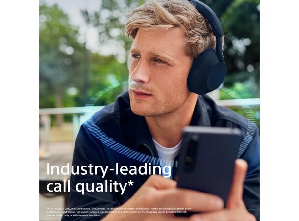 Sony WH-1000XM5 Trådløse Hodetelefoner Aktiv støydemping, 30t batterilevetid 