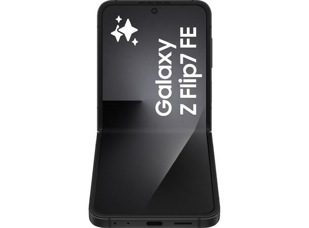 Galaxy Z Flip7 FE 128GB Sort OBS! Leveres uten vegglader 