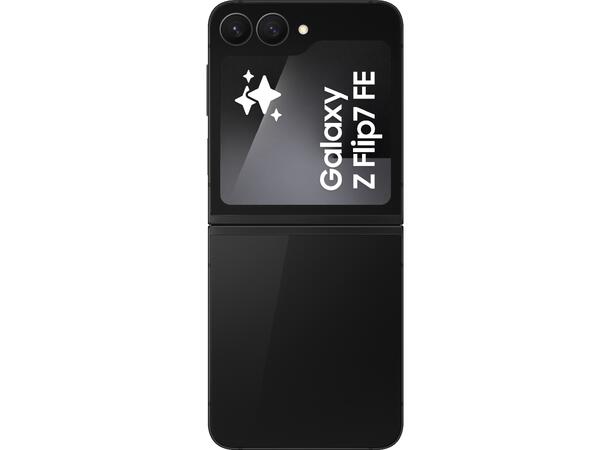 Galaxy Z Flip7 FE 128GB Sort OBS! Leveres uten vegglader 