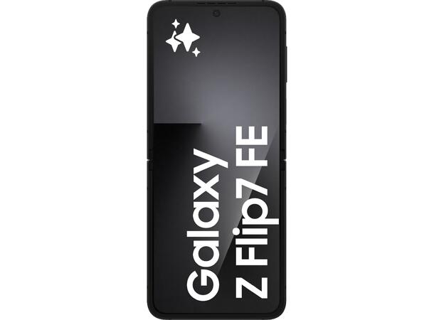 Galaxy Z Flip7 FE 128GB Sort OBS! Leveres uten vegglader 