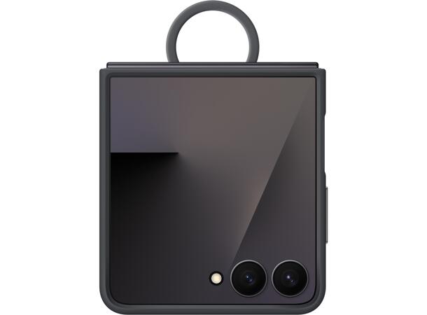 Galaxy Z Flip7 Ring Silikondekse Sort 