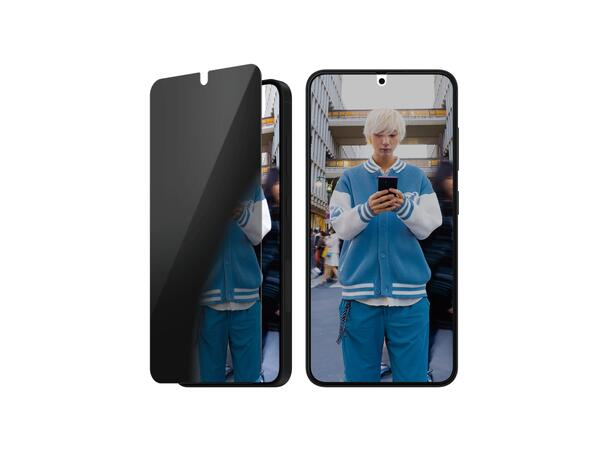 PanzerGlass S25 Privacy Skjermbes Ultra-Wide Fit, 3x bedre motstand mot ri 