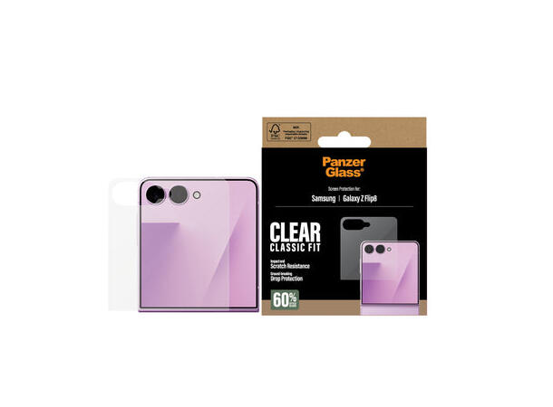 PanzerGlass Samsung Flip8 Beskyttelsesglass utside Galaxy Z Flip8 