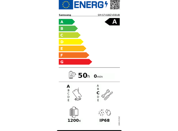 Samsung S26 FE 128GB Sort OBS! Leveres uten vegglader 